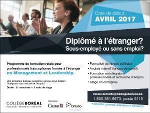 Diplômé à l'étranger? sans emploi ou sous-employé?