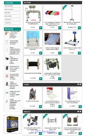 Affordable Medical Shop eCommerce Design Website