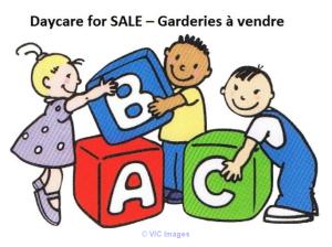 Daycare for SALE  Garderies à vendre