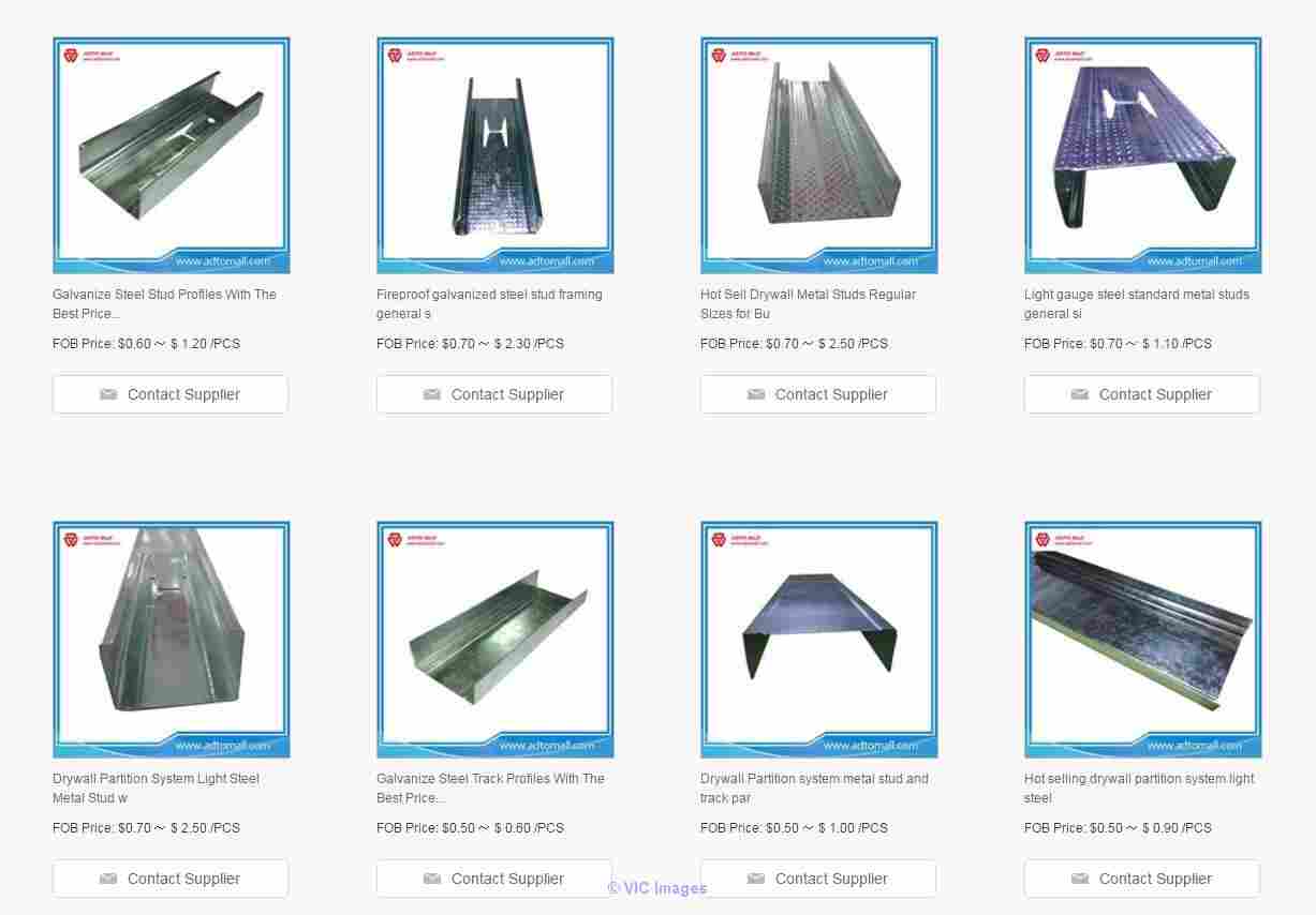 Quality Metal Drywall Studs,Drywall Partition System!