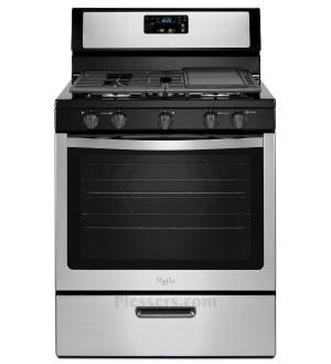 Whirlpool WFG505M0B Gas Range