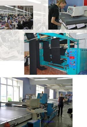 Metallized yarns, fabrics and thermal underwear (in Russia)