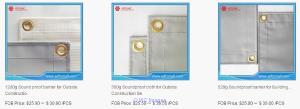 Soundproof Cloth For Building Protection With High-quality and Best Pr