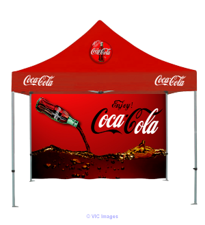 Custom Printed Canopy Tents with Graphics Design