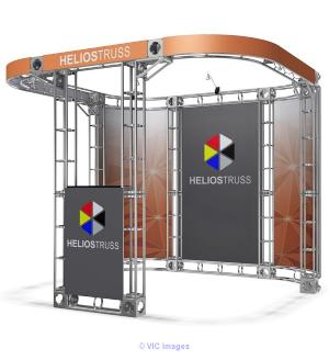 Trade Show Booths HELIOS Truss dsiplay
