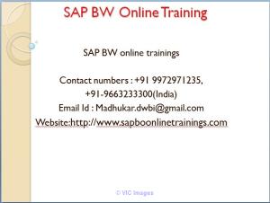 SAP BI BW Training & Tutorial Online With Certification by experts