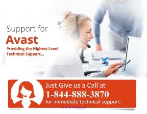 Avast Tech Customer Care Number Canada 1-844-888-3870