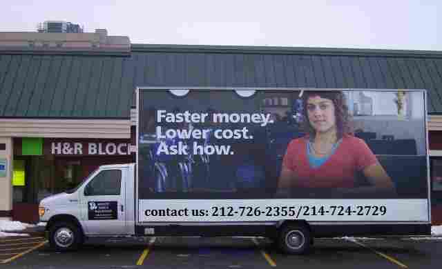 Mobile Vehicle Advertising | Advertising Display Cube