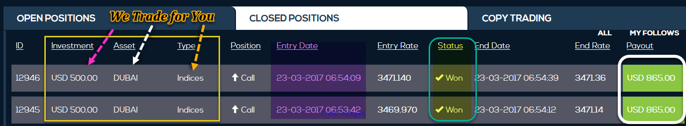 We Trade For You...and watch your money Grow!!!