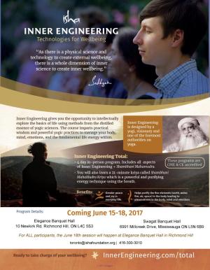 Inner Engineering - Health, Peace and Joy with in