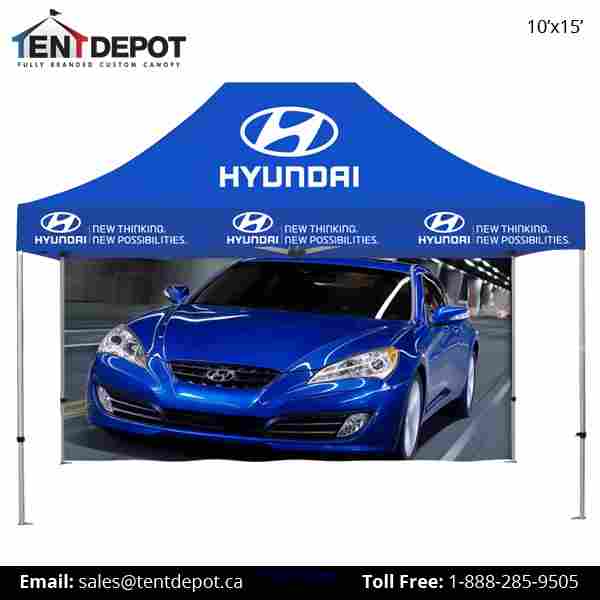 Printed Aluminum Tents | Canopy Tent with Graphics