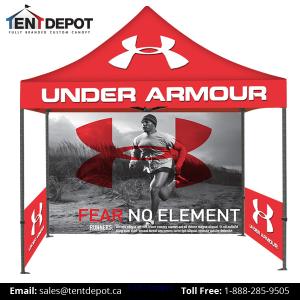 Custom Printed Canopy Tents with Graphics Design