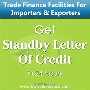 Get Standby Letter of Credit  MT760 for Importers and Exporters