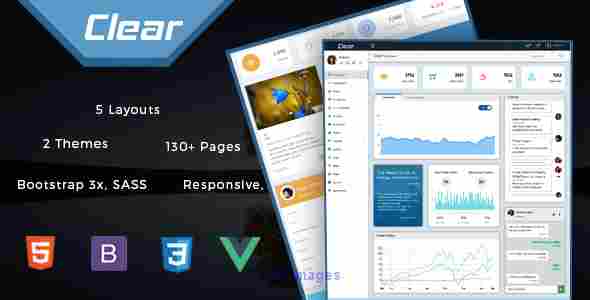 Vue Admin Template - Clear