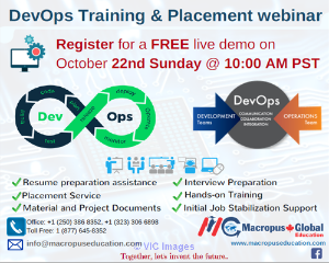 FREE live webinar on DevOps Training & Placement Service.