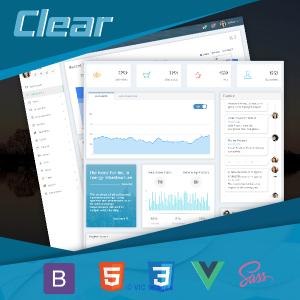 Vue Admin Template - Clear