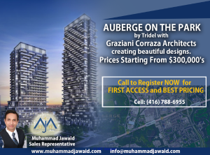 "AUBERGE ON THE PARK" by Tridel with Graziani Corraza Architects