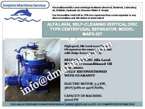 Industrial Centrifuge Alfa Laval MAB-103, Biodiesel centrifuge, Lube