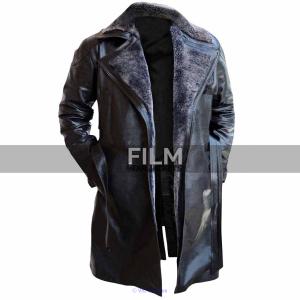 Blade Runner 2049 Movie Ryan Gosling Fur Leather Coat