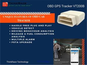 Find your Towed Car with battery powered OBD2 Vehicle Tracker VT200B