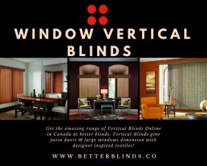 Shop Window Vertical Blinds at Betterblinds.co
