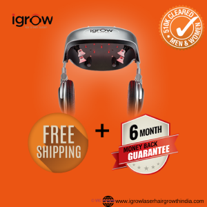 iGrow laser hair growth treatment at home in India