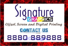 Printed services offered by Signature Graphics
