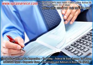 Income tax preparation service kent wa seattle