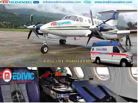 Economic Budget Medivic Aviation Air Ambulance Chennai with Doctor