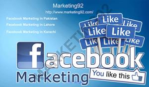 Facebook Marketing in Pakistan by Marketing92