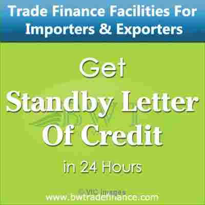 Get Standby Letter of Credit  MT760 for Importers and Exporters