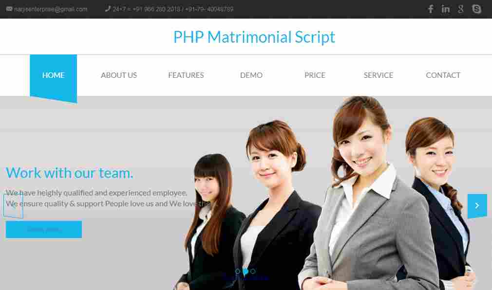 Marriage Bureau Script with Android App