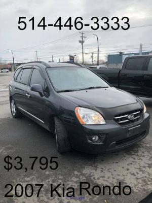 Kia Rondo 2007 $3,795$ call us 5144463333 appelez-nous !
