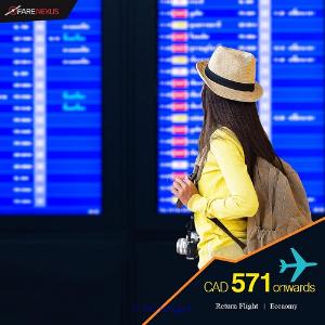 Book Return Flight Ticket Vancouver - Hong Kong $571