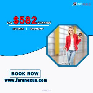 Return Flight Ticket|Vancouver - Hong Kong