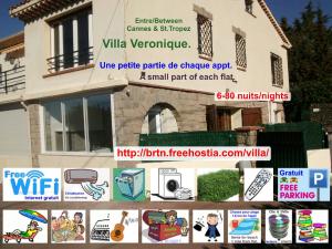 French Riviera 2 holiday flats in Villa Veronique, many toys/games/etc