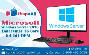 Microsoft Windows Server 2016 Datacenter 16 Core 64 bit OEM