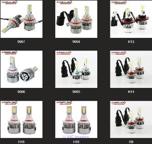 Factory wholesale LED Car Headlight C6, S1 S2, T1, T8, X3, mini series