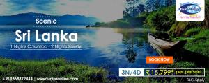 Sri Lanka 3N/4D Holiday Tour Packages