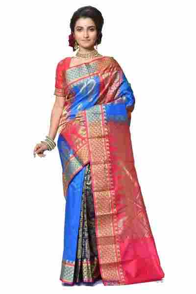 Buy the latest collections of south silk sarees online shopping .