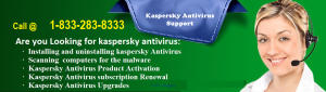 Kaspersky Customer Service 1-833-283-8333 Number- For Antivirus produc