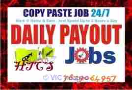 Bangalore  HTCS  Copy paste jobs | Tips to Generate Daily Cash | Daily