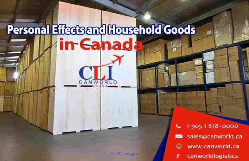 Personal Effects And Household Goods In Canada