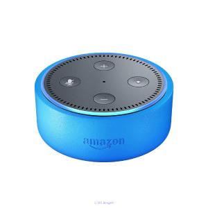 Echo Dot Kids Edition, a smart speaker with Alexa for kids - blue cas
