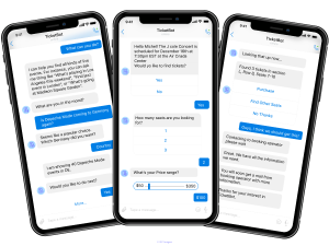 Chatbot System for a Ticket Aggregator platform like TicketMaster