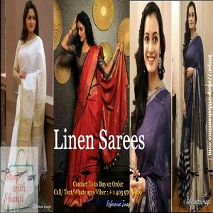 Linen Sarees