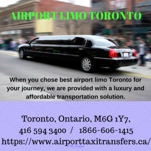 pearson airport limo service