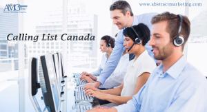 Calling List Canada