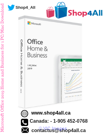 Microsoft Office 2019 Home and Business for 1 PC/Mac Download