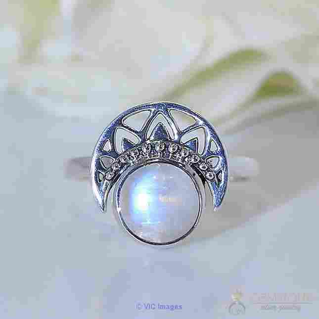 Moonstone Ring Dual Euphoria